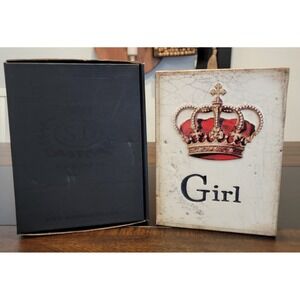 Retired Sid Dickens T-311 Girl Memory Block Wall Tile Art Royal Queen Crown T311